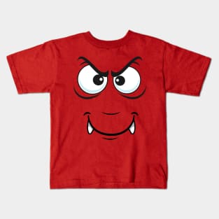 Scary vampire and monster design for Halloween Kids T-Shirt